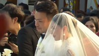 Momen pemberkatan Jessica Mila Damanik dan Yakub Hasibuan. (Foto: YouTube Jessica Mila)