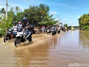 Banjir Rendam 6 Kecamatan di Polewali Mandar Sulbar