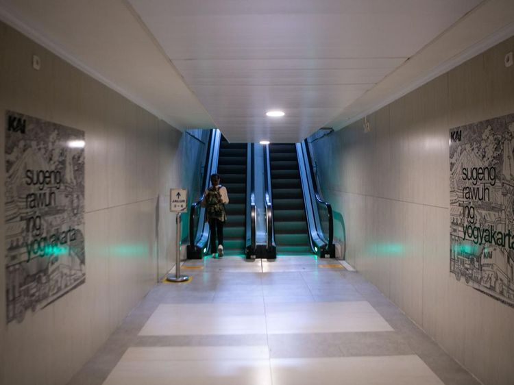 Potret Terowongan Stasiun Yogyakarta yang Berfungsi Lagi