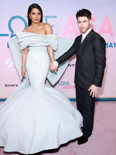NEW YORK, NEW YORK - MAY 03: Priyanka Chopra and Nick Jonas attend the 