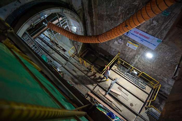 Progres terkini MRT Jakarta Progres terkini MRT Jakarta