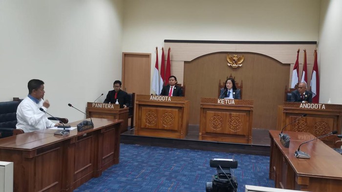 Sidang sengketa informasi yang dimohonkan Effendi Gazali di KIP. (dok Istimewa)
