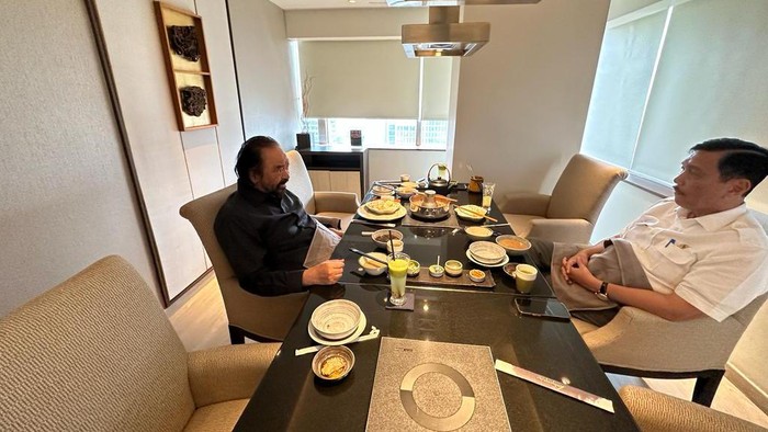 Surya Paloh dan Luhut bertemu di Jakarta