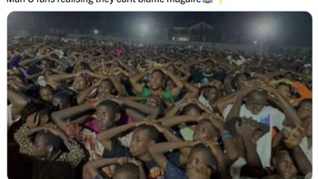 Harry Maguire tidak main tadi malam, fans pun jadi bingung mau menyalahkan ke siapa kekalahan tersebut. Foto: Twitter