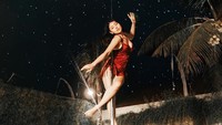 Wendy Walters juga sempat menjajal pole dance. (Foto: dok Instagram)