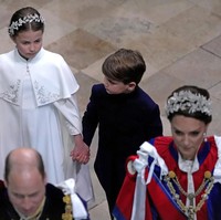 Putri Charlotte juga menjadi perbincangan netizen. Banyak orang kagum dengan kemampuannya ngemong adik yang lagi-lagi terlihat di momen ini.Foto: Getty Images/WPA Pool