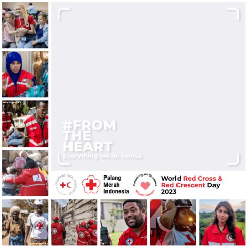 Twibbon Hari Palang Merah Internasional 2023 sudah bisa diunduh. Twibbon-twibbon tersebut bisa digunakan saat peringatannya pada tanggal 8 Mei.