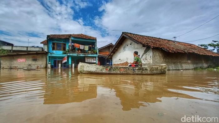 Banjir di Kampung Cijagra, Kabupaten Bandung. Banjir di Kampung Cijagra, Kabupaten Bandung.