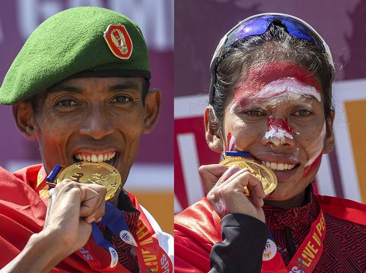 Dua Atlet Atletik Indonesia Raih Emas SEA Games 2023