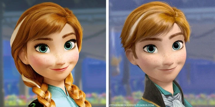 fotoinet Begini Jadinya Jika Karakter Disney Bertukar Gender