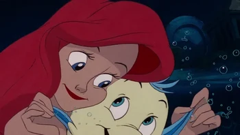 Princess Ariel kala menjadi pria. Foto: Brightside