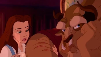 Princess Belle jadi pria. Foto: Brightside