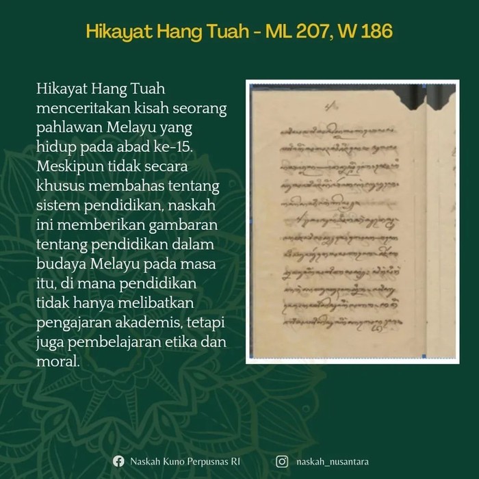 Kata Kata Arkais Dalam Cerita Hang Tuah