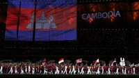 Acara pembukaan dihadiri perwakilan seluruh negara peserta SEA Games. Reuters/Chalinee Thirasupa.