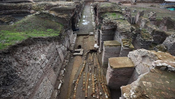 Sisa-sisa Gereja St Polyeuktos yang berusia 1.500 tahun diekskavasi di Istanbul Turki. Gereja ini didirikan Putri Romawi Timur, Anicia Juliana.