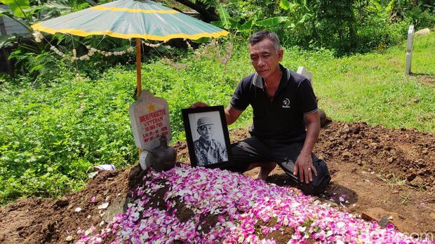 Pemakaman Hoeri di TMP Giri Tunggal Semarang, Sabtu (6/5/2023).