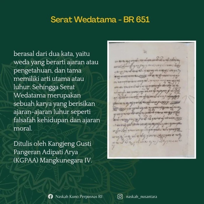 Serat Wedatama