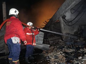 BPBD Ungkap Kerugian Kebakaran Pasar Semat Capai Rp 1,9 Miliar