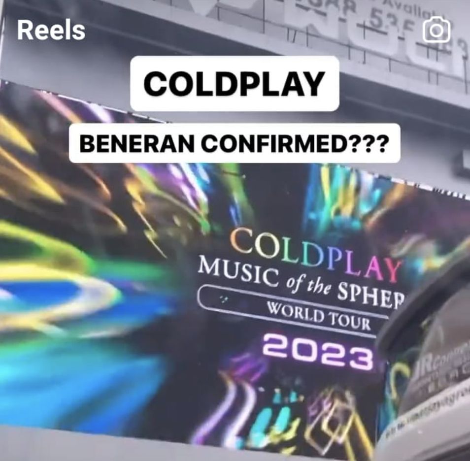Tangkapan layar Coldplay (Tangkapan layar)