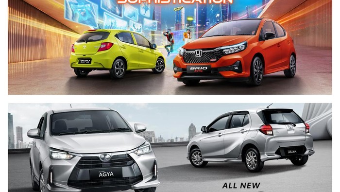 Bedah perbandingan New Honda Brio, All New Toyota Agya, dan All New Daihatsu Ayla
