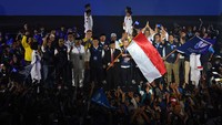 Acara itu dihadiri jajaran petinggi partai-partai politik Koalisi Perubahan.