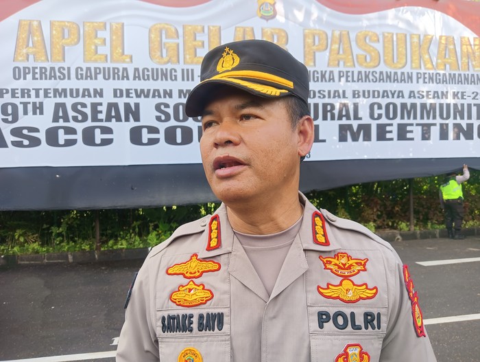 Kabid Humas Polda Bali Kombes Pol Stefanus Satake Bayu, Minggu (7/5/2023).  Triwidiyanti/detikBali
