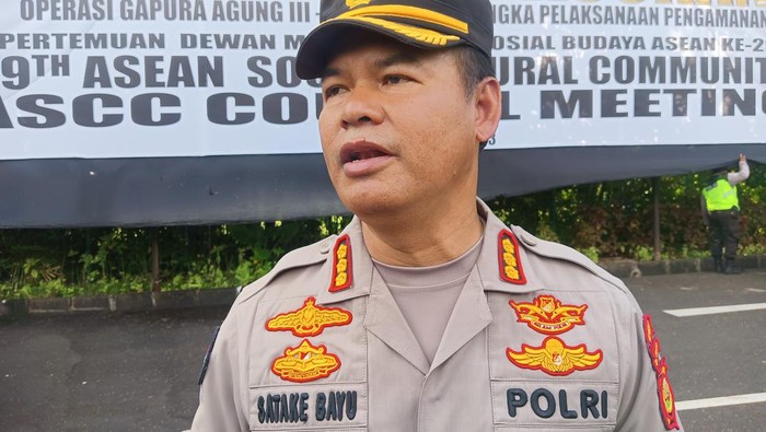 Kabid Humas Polda Bali Kombes Pol Stefanus Satake Bayu, Minggu (7/5/2023).  Triwidiyanti/detikBali