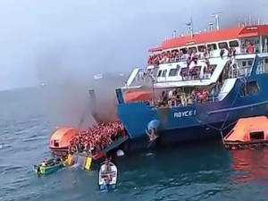 5 Fakta Kebakaran Kapal Feri KMP Royce 1 di Laut Merak