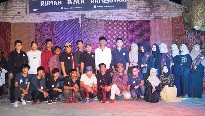 Kegiatan rumah baca rambutan di Medan Tembung. (Foto: Dok Rumah Baca Rambutan)