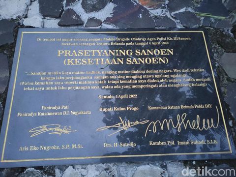 Kisah Sanoen, pejuang kemerdekaan di Kulon Progo, DIY. Diunggah Minggu (7/5/2023).