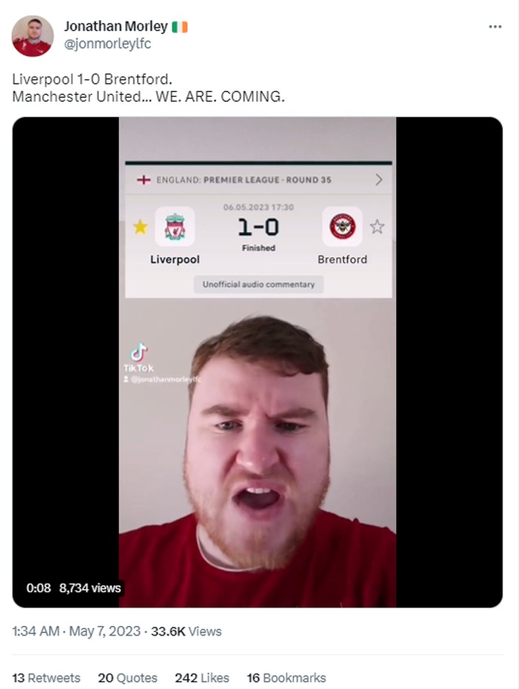 Liverpool menang lawan Brentford 1-0, dan ini menjaga kans finish empat besar Premier League 2022/2023. Sejumlah netizen menggangap bahwa Salah merupakan winger terbaik saat ini.