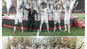 Momen perayaan kemenangan Real Madrid. Foto: Twitter