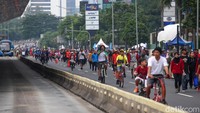 Para pengunjung yang melakukan aktivitas di area HBKB diminta mematuhi aturan yang berlaku dan instruksi petugas di lapangan.