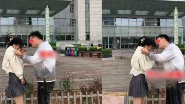 Unggahan foto suami terlihat sedang bertengkar dengan istrinya di depan rumah sakit. Unggahan foto suami terlihat sedang bertengkar dengan istrinya di depan rumah sakit.