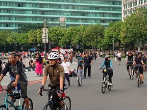 CFD Dibuka Lagi, Ramai Diserbu Warga Berolahraga!