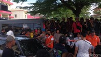 AKBP Achiruddin rbentak rekan Ken Admiral saat ekonstruksi (Finta Rahyuni/detikSumut)