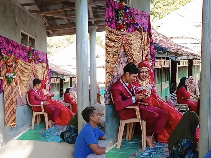 Dekorasi pernikahan sederhana di Madura viral, mendadak mencuri atensi warganet di media sosial bikin banjir pujian.