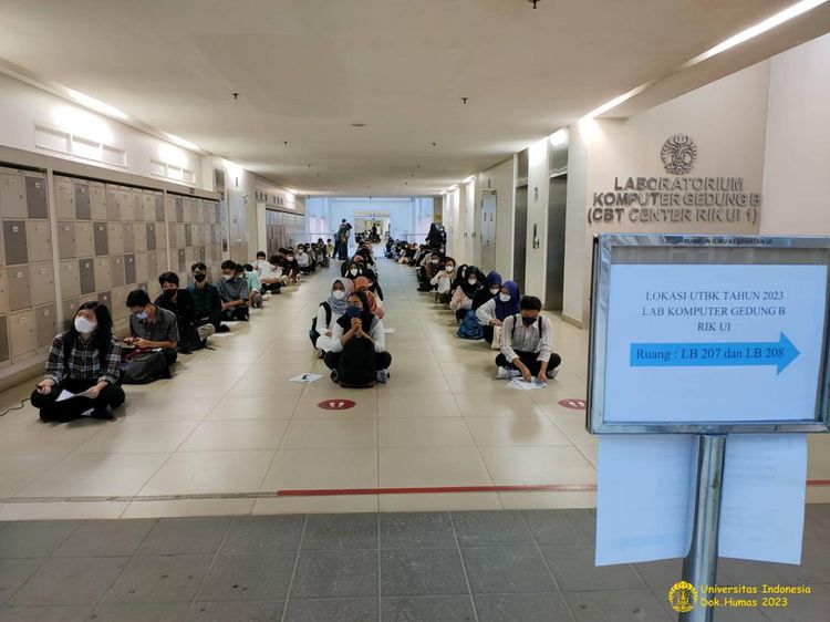 Potret 3.854 Peserta Ikuti UTBK 2023 di 22 Lokasi Kampus UI