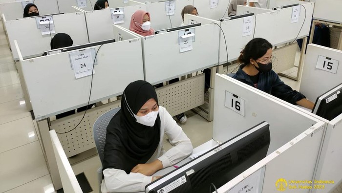 Hari pertama UTBK-SNBT 2023 di Kampus UI