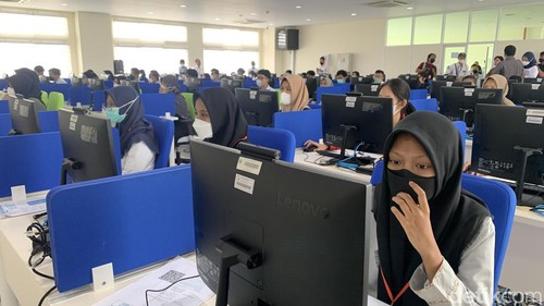 Hari pertama UTBK-SNBT 2023 di UGM