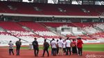 Hasto Cek Kesiapan GBK Jelang Puncak Bulan Bung Karno 2023