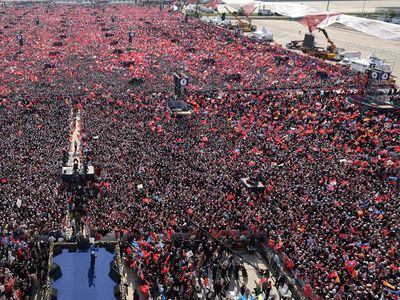 Jelang Pemilu Turki, Jutaan Orang Hadir di Kampanye Erdogan