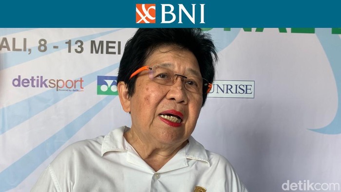 Kabid turnamen dan perwasitan PP PBSI Mimi Irawan.