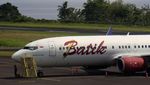 Penampakan Pesawat Batik Air Kaca Kokpitnya Retak