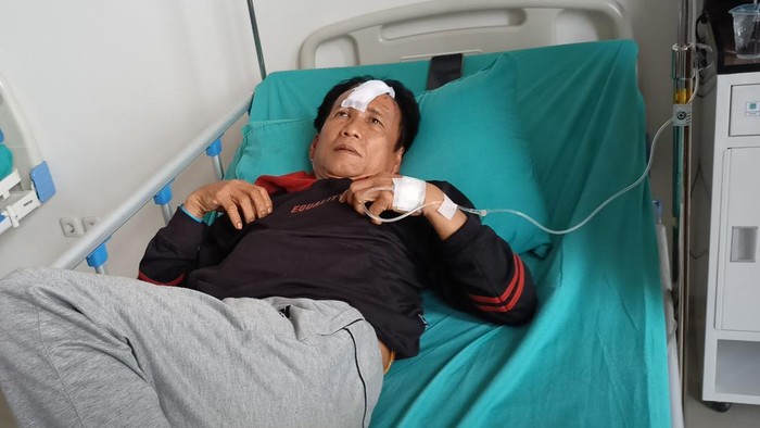 Kahoy Amirudin (58), korban selamat bus terjun di Guci Tegal