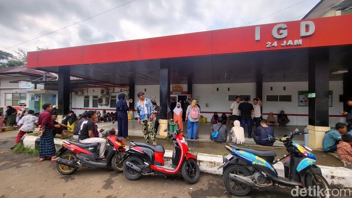 Korban di rawat di ruang Restitusi IGD RSUD Palabuhanratu