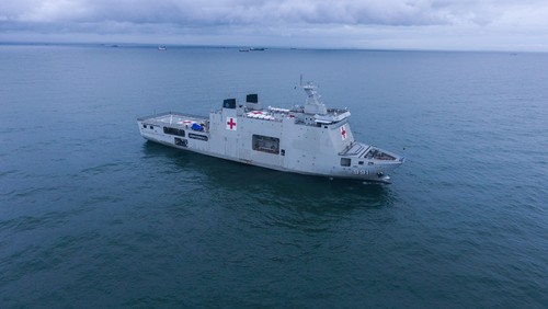 KRI Wahidin Sudirohusodo ikut dalam pengamanan KTT ASEAN di Labuan Bajo. Foto: Istimewa