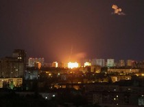 Video: Ledakan di Langit Kyiv saat Rusia Lancarkan Serangan ke Ukraina
