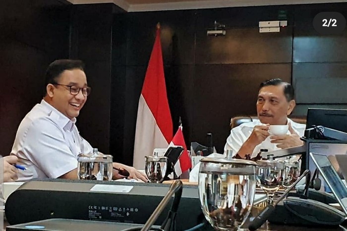 Luhut Binsar dan Anies Baswedan.