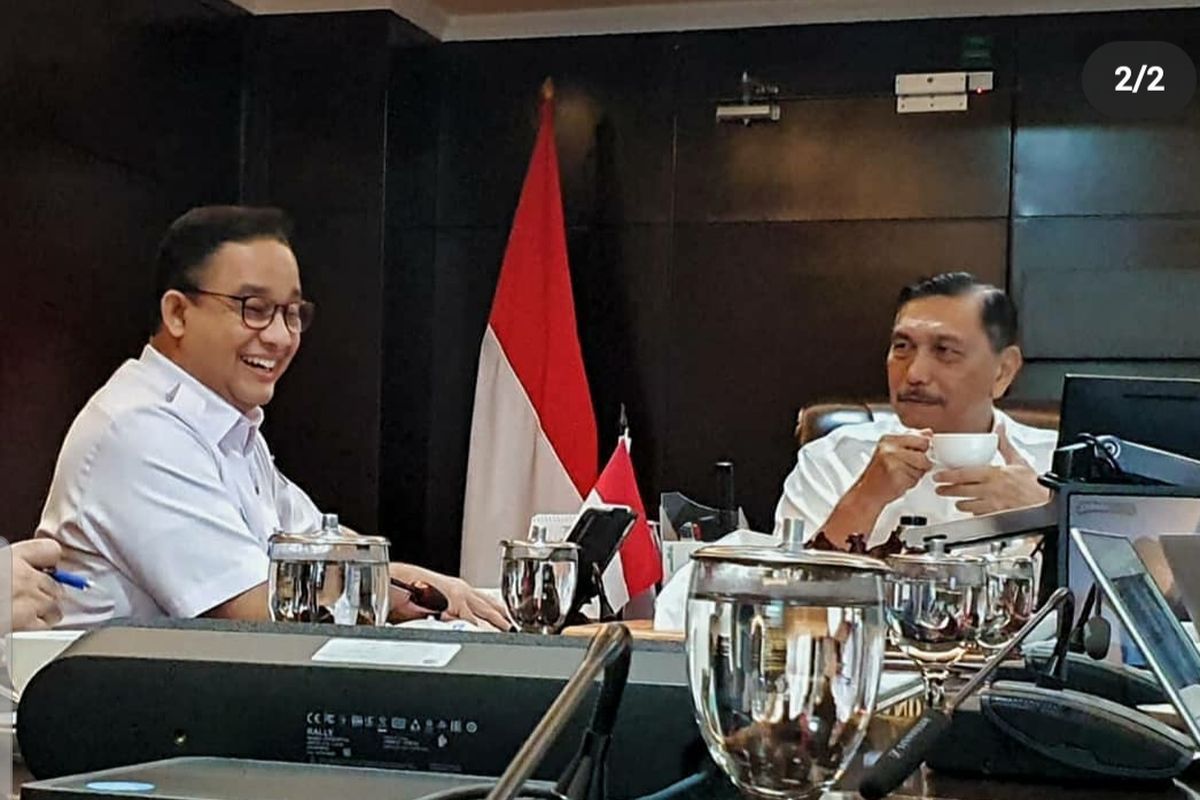 Luhut Binsar dan Anies Baswedan.